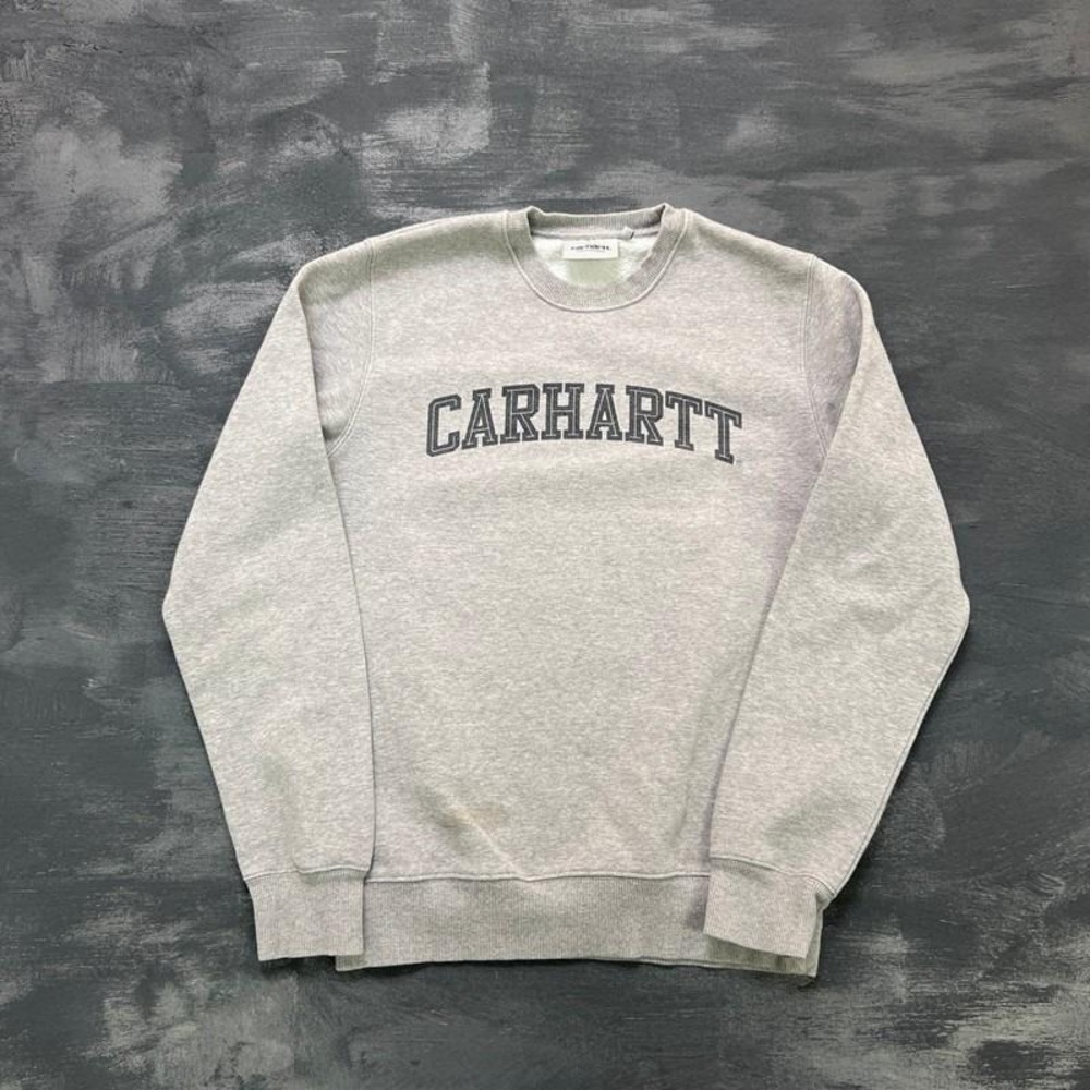 Carhartt WIP Sweatshirt Mens XS Gray Crewneck Cotton Work In Progress